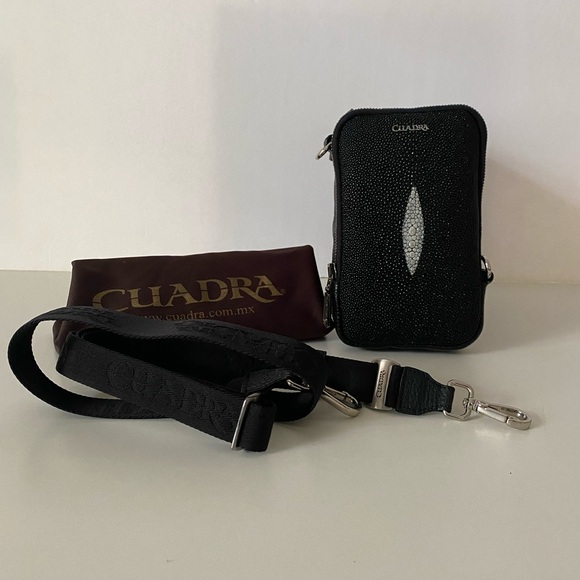 Cuadra Exotic Stingray Crossbody Bag - Picture 12 of 13